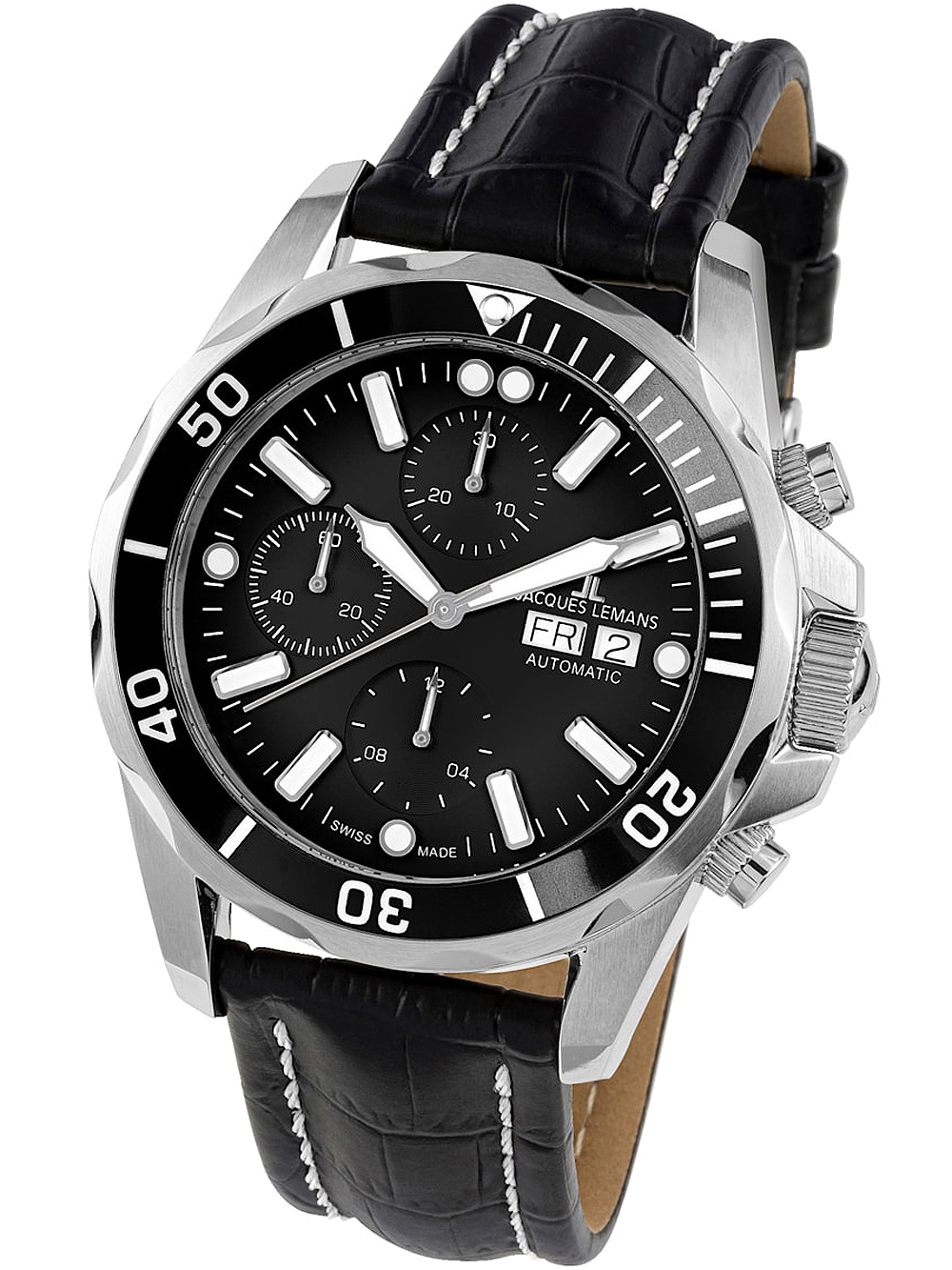 Jacques Lemans 1-1926A Liverpool Automatik Chronograph 44mm 10ATM