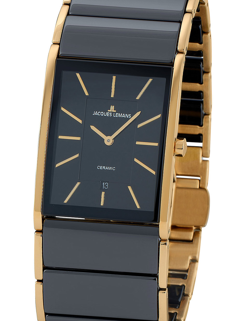 4040662163145 - Quarzuhr JACQUES LEMANS Dublin Armbanduhren schwarz Damen Quarzuhren Armbanduhr Damenuhr Herrenuhr Datum Keramik unisex 4040662163145 - Quarzuhr JACQUES LEMANS Dublin Armbanduhren schwarz Damen Quarzuhren Armbanduhr Damenuhr Herrenuhr Datum Keramik unisex
