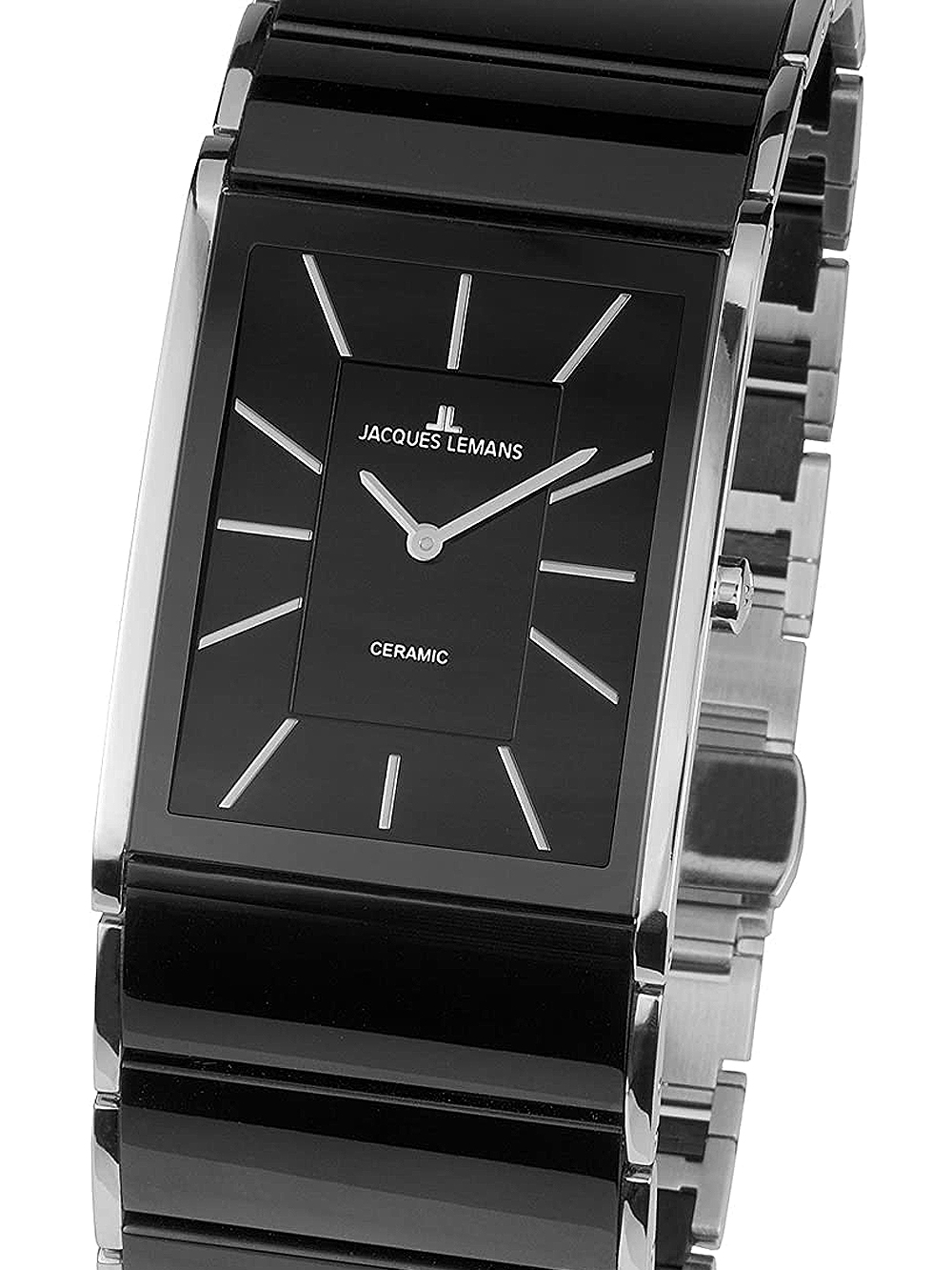 4040662132721 - Quarzuhr JACQUES LEMANS Dublin Armbanduhren schwarz Damen Quarzuhren Armbanduhr Damenuhr Keramik Mineralglas mit Saphirbeschichtung 4040662132721 - Quarzuhr JACQUES LEMANS Dublin Armbanduhren schwarz Damen Quarzuhren Armbanduhr Damenuhr Keramik Mineralglas mit Saphirbeschichtung