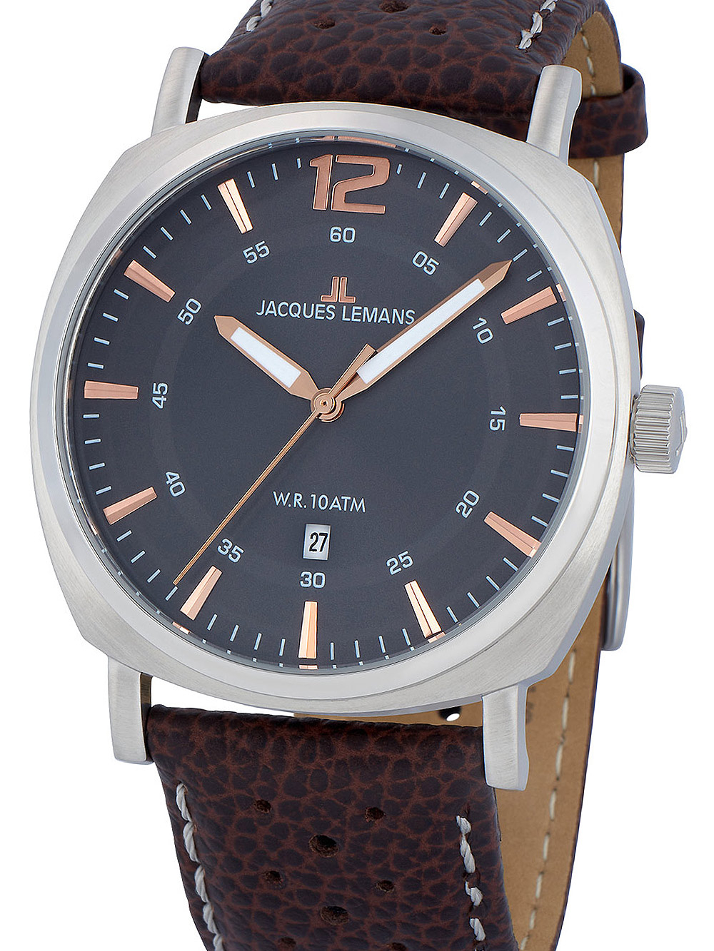 Jacques Lemans 1-1943D Lugano Herren 42mm 10ATM