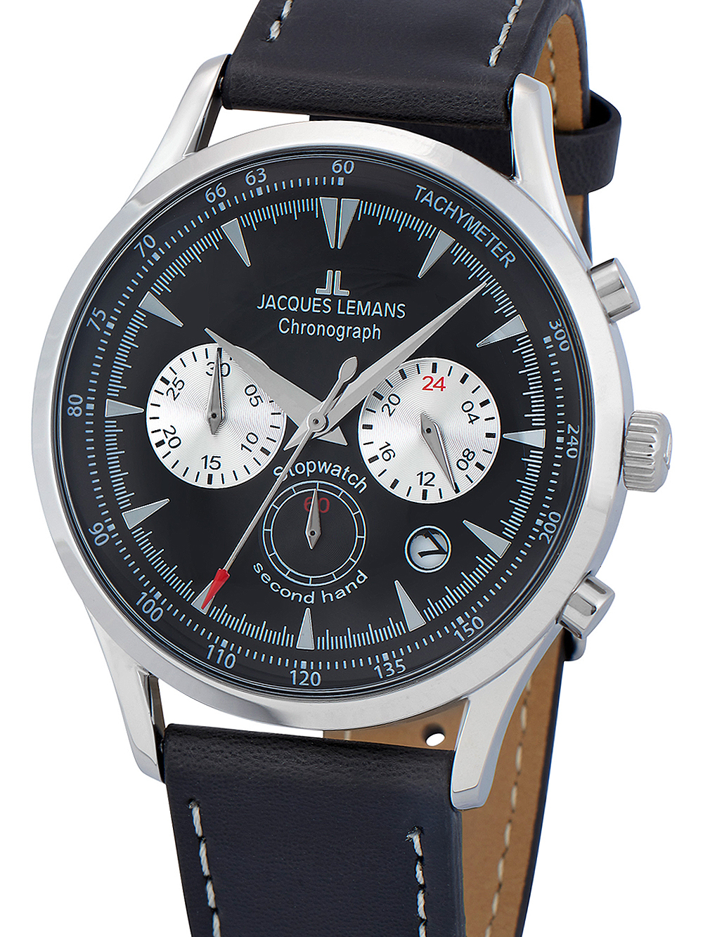 Jacques Lemans 1-2068A Retro Classic Chronograph Herren 41mm 5ATM