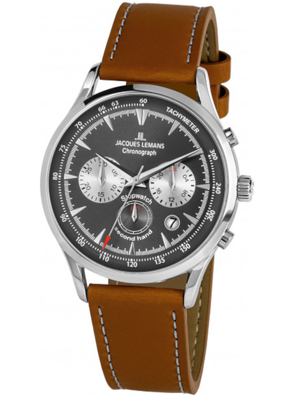 Jacques Lemans 1-2068B Retro Classic Chronograph Herren 41mm 5ATM