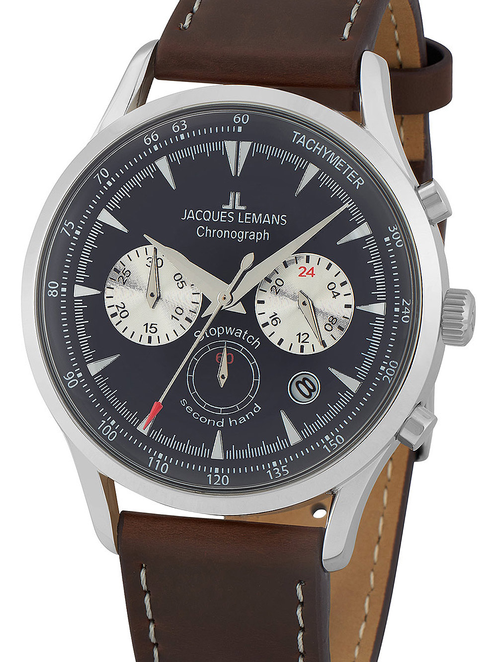 Jacques Lemans 1-2068C Retro Classic Chronograph Herren 41mm 5ATM