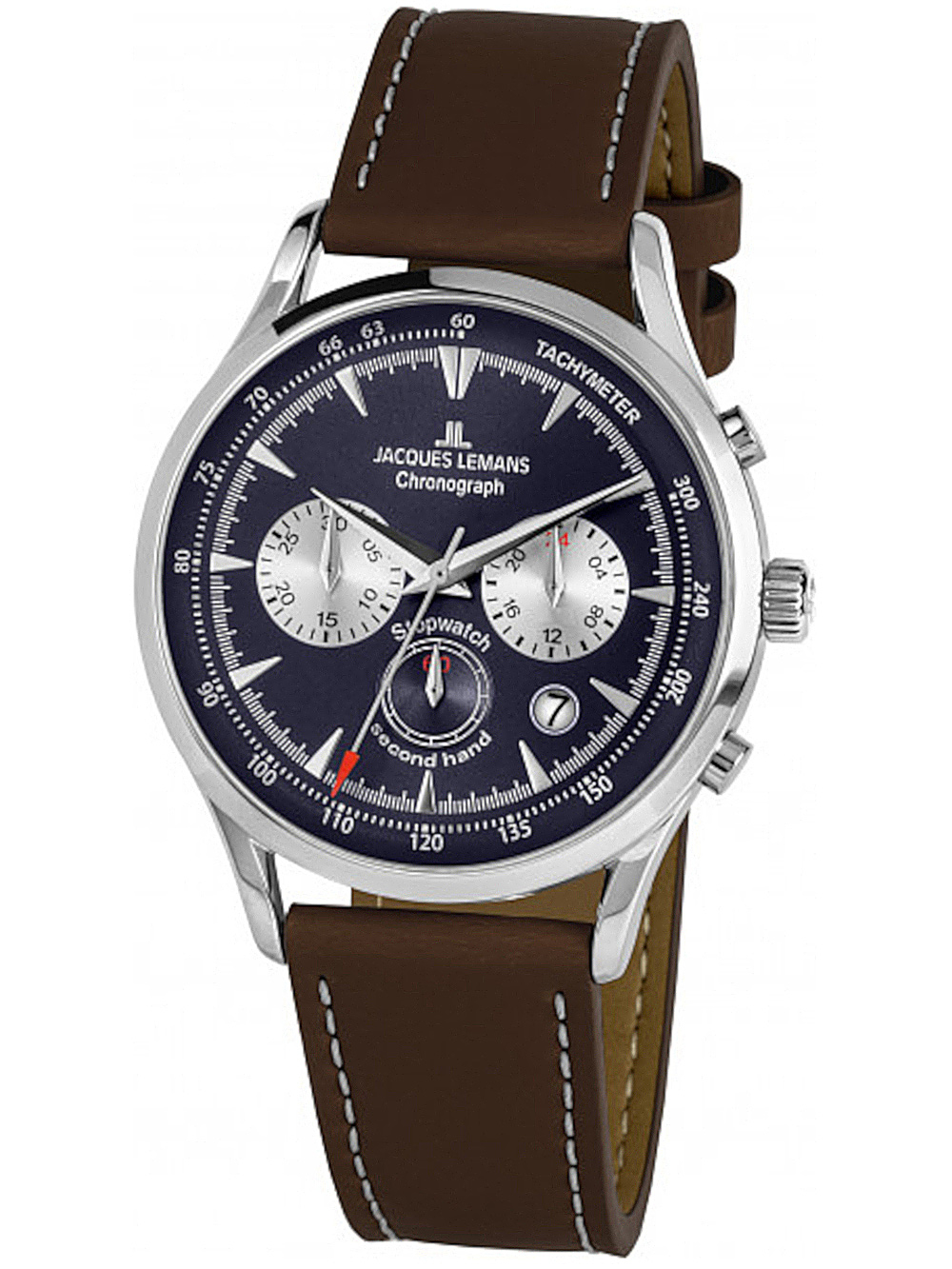 Jacques Lemans 1-2068C Retro Classic Chronograph Herren 41mm 5ATM