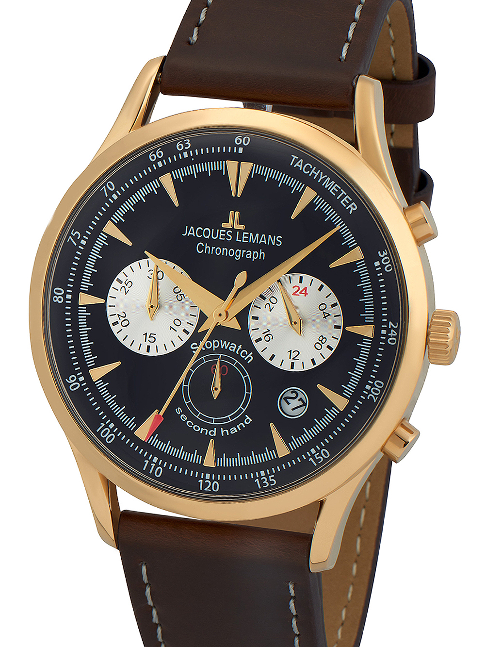 Jacques Lemans 1-2068K Retro Classic Chronograph Herren 41mm 5ATM