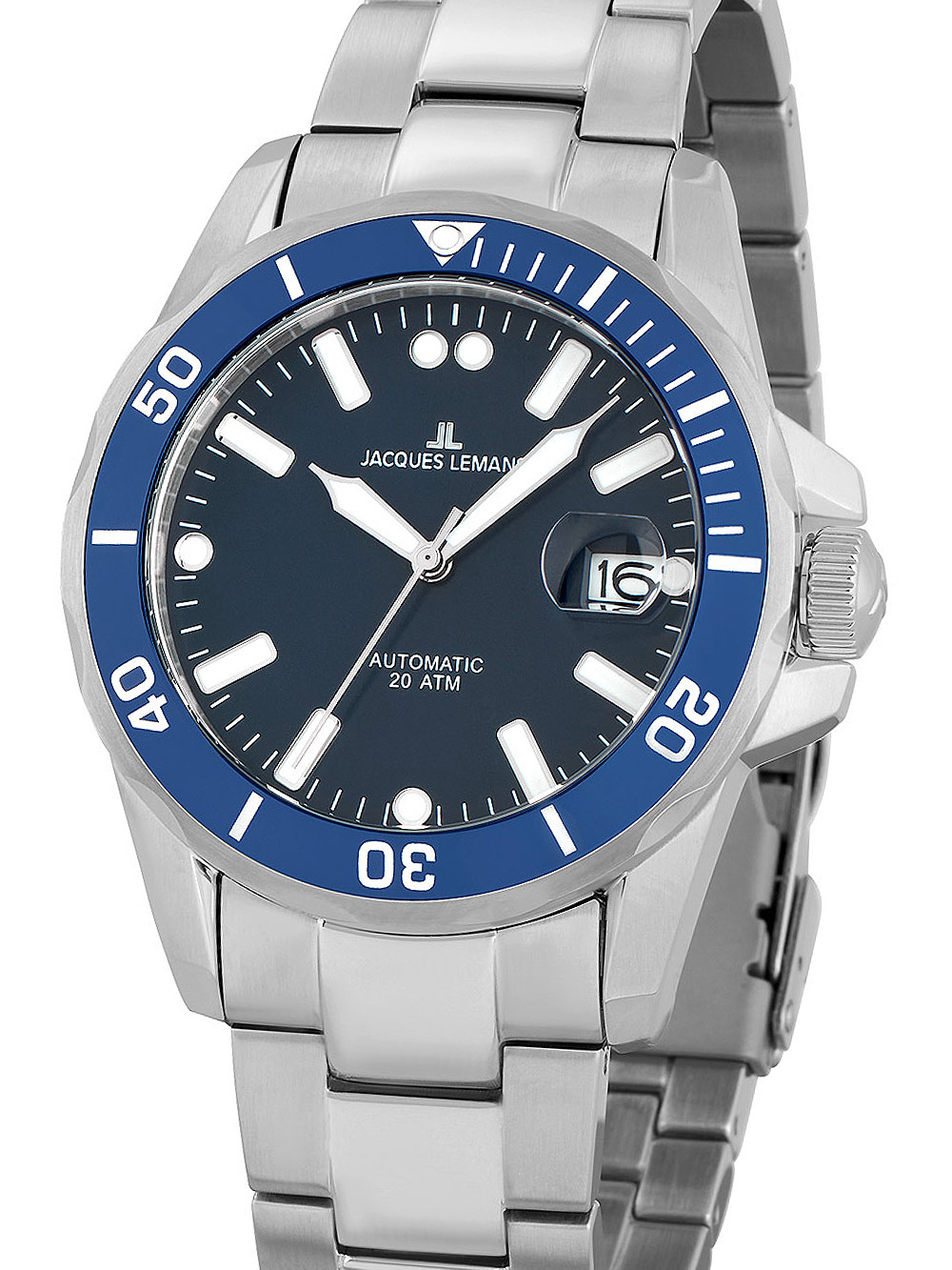 Jacques Lemans 1-2089G Liverpool Automatik 42mm 20ATM