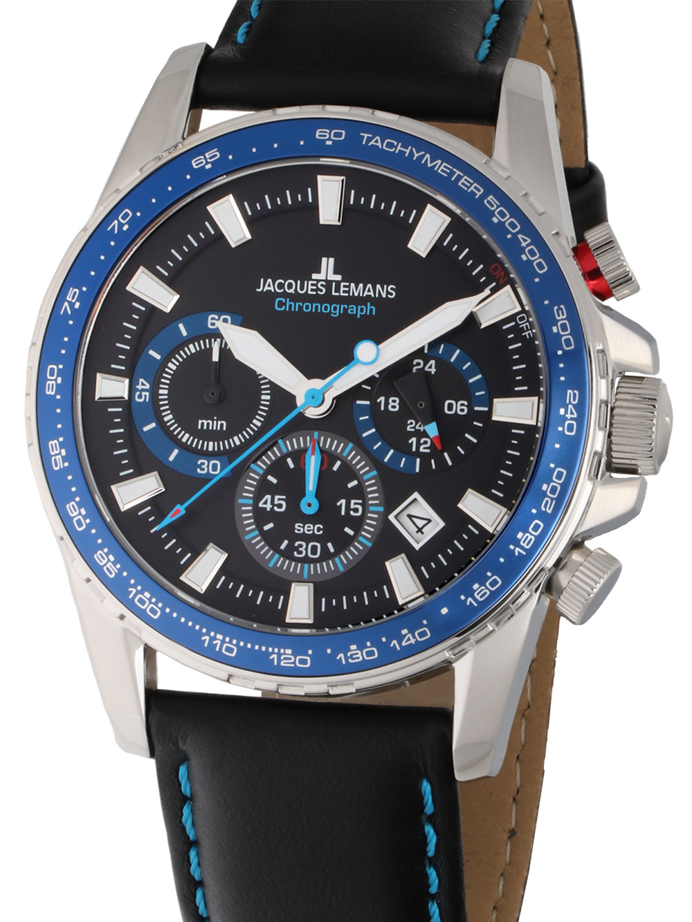 Jacques Lemans 1-2099B.1 Liverpool Chronograph 42mm 10ATM