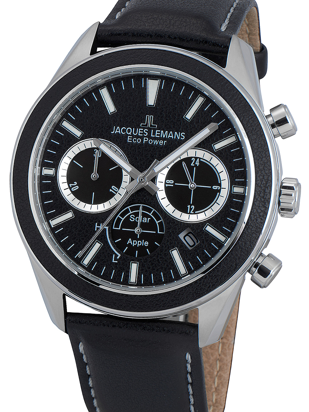 4040662163336 - Herren-Solar-Chronograph Serie Eco Power Kollektion Classic 1-2115A schwarz 4040662163336 - Herren-Solar-Chronograph Serie Eco Power Kollektion Classic 1-2115A schwarz
