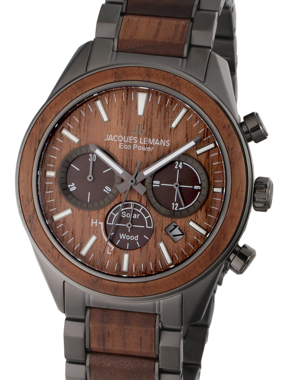 4040662163435 - 1-2115K Eco Power Wood Herrenuhr 44mm 10ATM