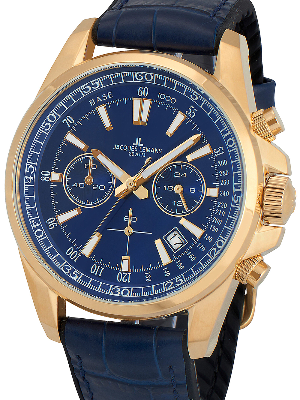 Jacques Lemans 1-2117G Liverpool Chronograph 44mm 20ATM