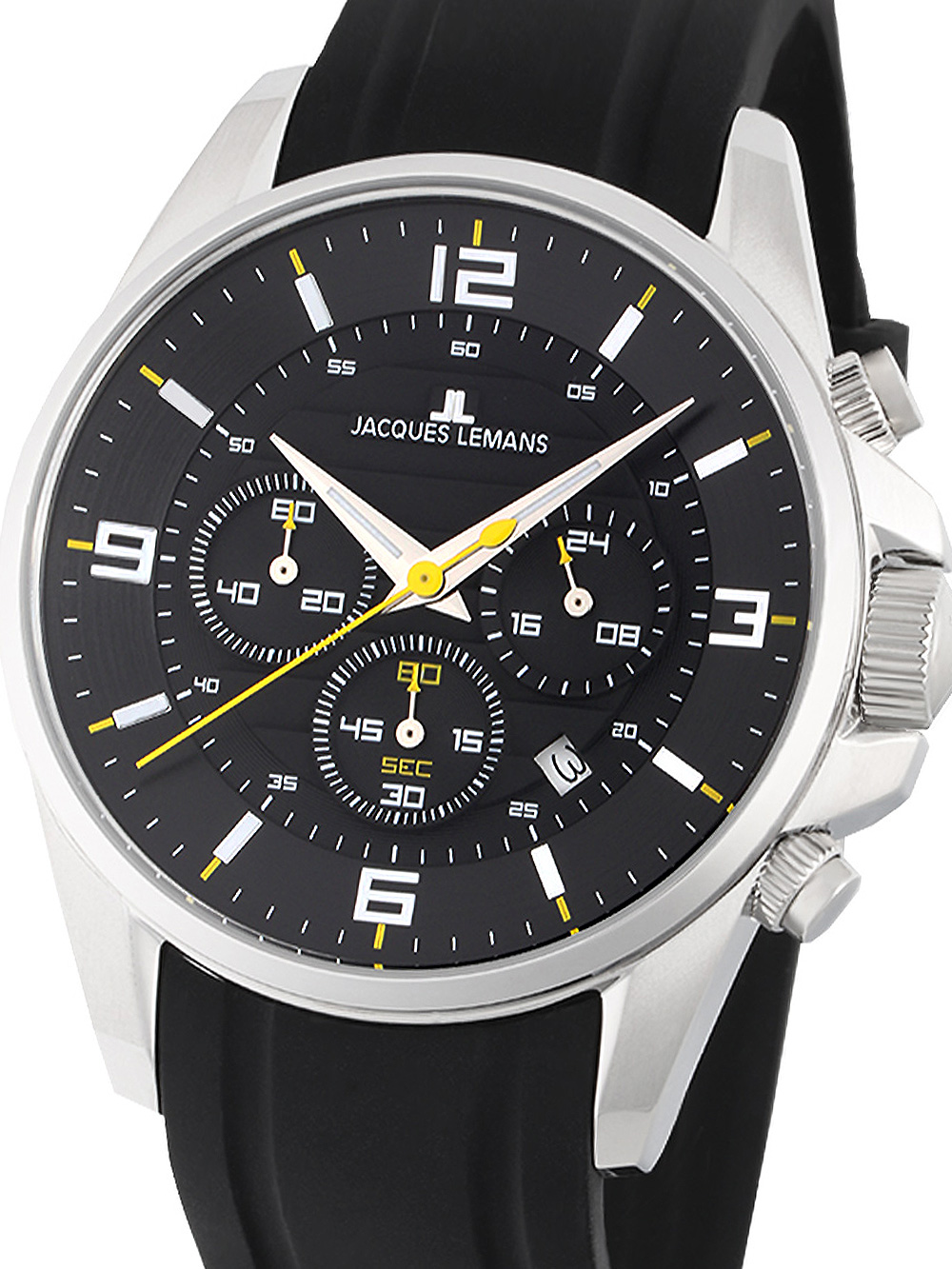 4040662164258 - Chronograph JACQUES LEMANS Liverpool 1-2118A Armbanduhren schwarz Herren Quarzuhr Armbanduhr Herrenuhr bis 10 bar wasserd Silikonarmband 4040662164258 - Chronograph JACQUES LEMANS Liverpool 1-2118A Armbanduhren schwarz Herren Quarzuhr Armbanduhr Herrenuhr bis 10 bar wasserd Silikonarmband
