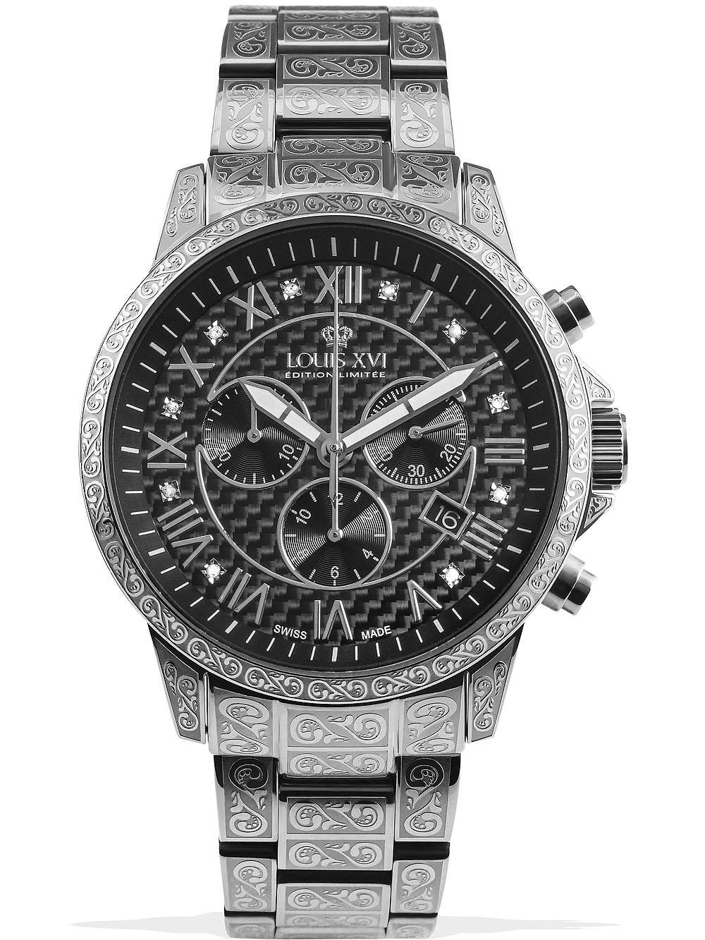 7640172146194 - Louis XVI LXVI1019 Palais Royale Chronograph Herrenuhr 43mm 5ATM 7640172146194 - Louis XVI LXVI1019 Palais Royale Chronograph Herrenuhr 43mm 5ATM