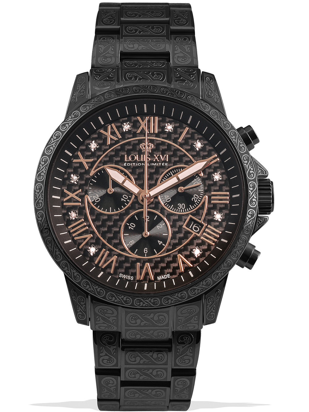 7640172146200 - Louis XVI LXVI1020 Palais Royale Chronograph Herrenuhr 43mm 5ATM 7640172146200 - Louis XVI LXVI1020 Palais Royale Chronograph Herrenuhr 43mm 5ATM