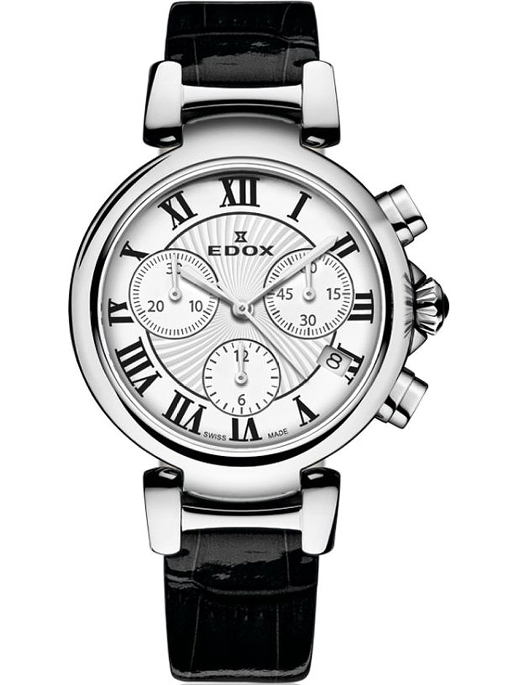 Edox 10220-3C-AR LaPassion Chronograph Damenuhr 35mm 5ATM