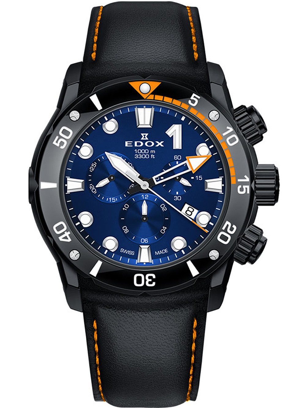 Edox 10242-TINNO-BUIN CO-1 Chronograph Titanium 45mm 100ATM