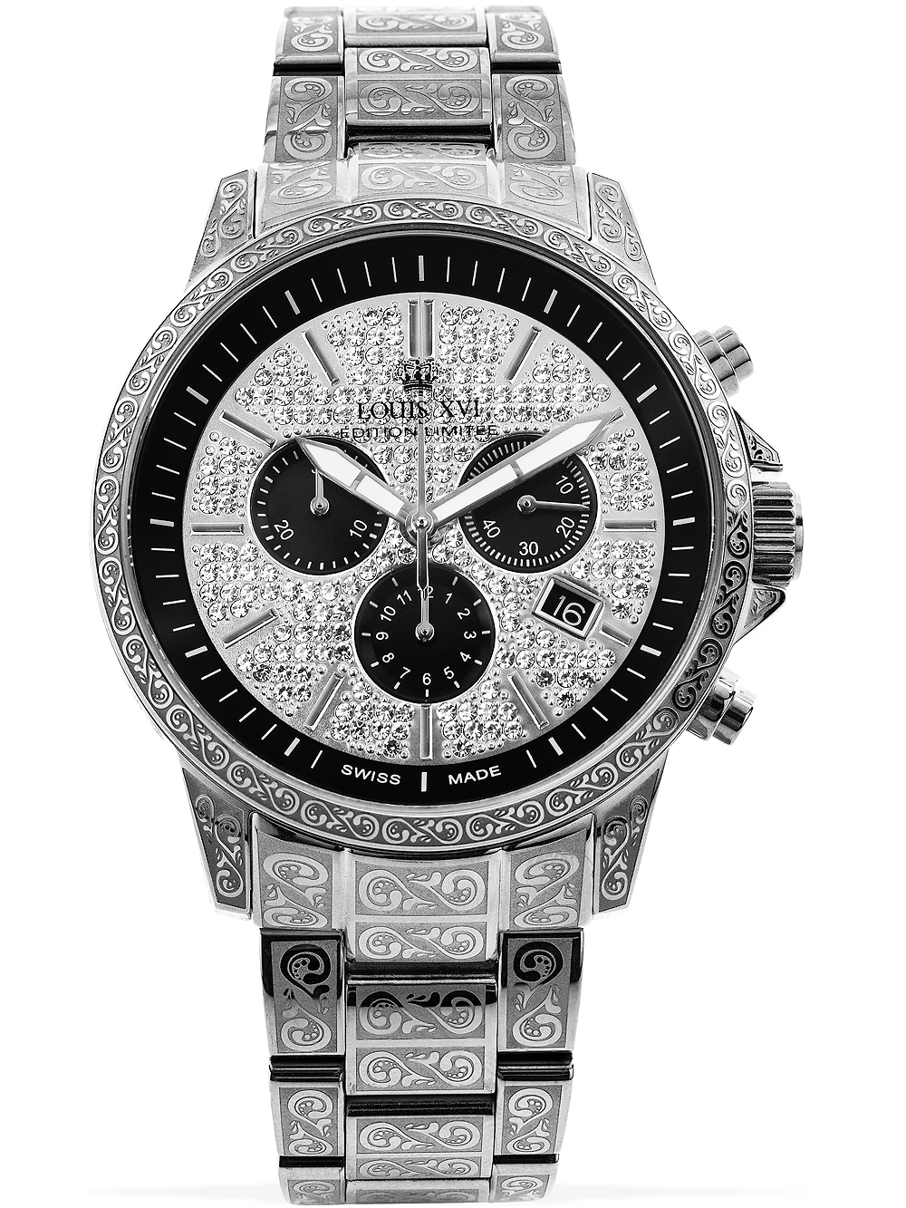 7640172147474 - Louis XVI LXVI1088 Palais Royale Chronograph Herrenuhr 43mm 5ATM 7640172147474 - Louis XVI LXVI1088 Palais Royale Chronograph Herrenuhr 43mm 5ATM