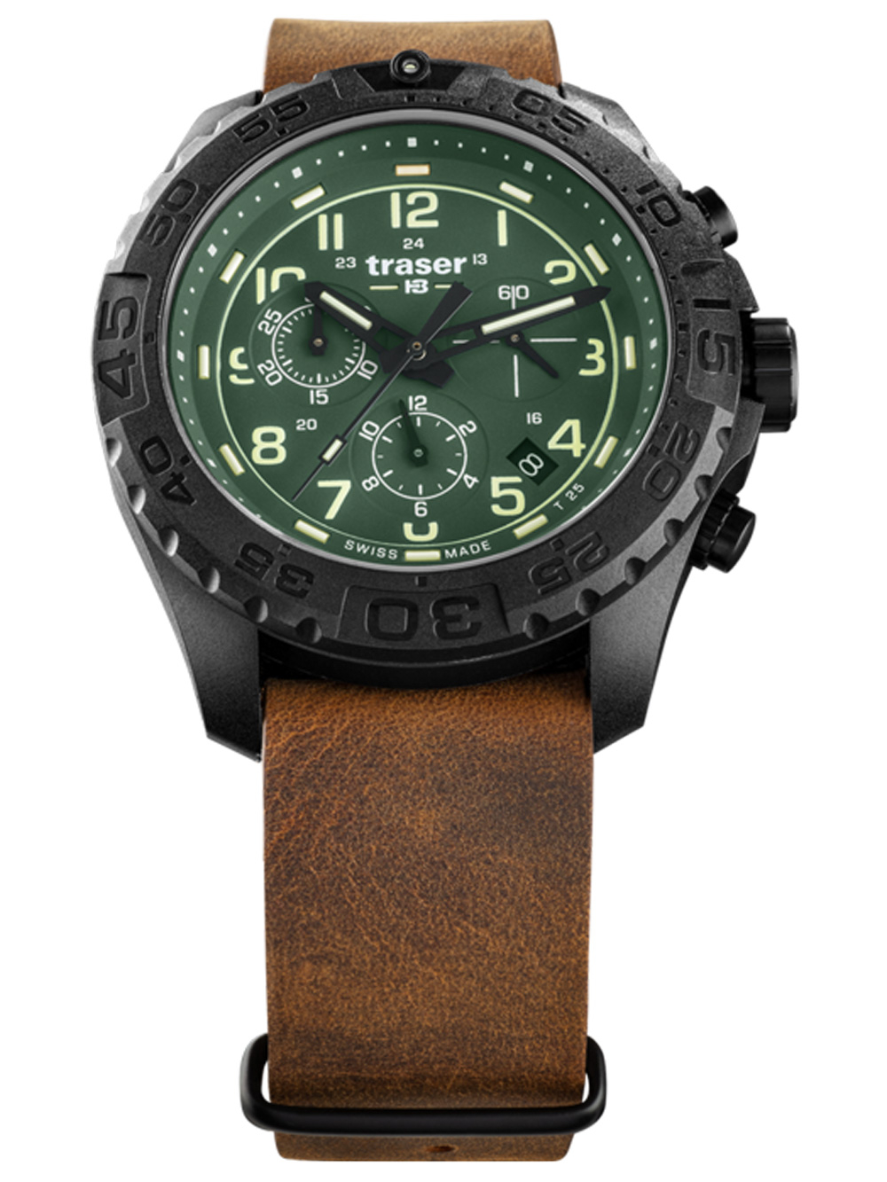 Traser H3 109047 P96 OdP Evolution grün Chronograph 44mm 20ATM