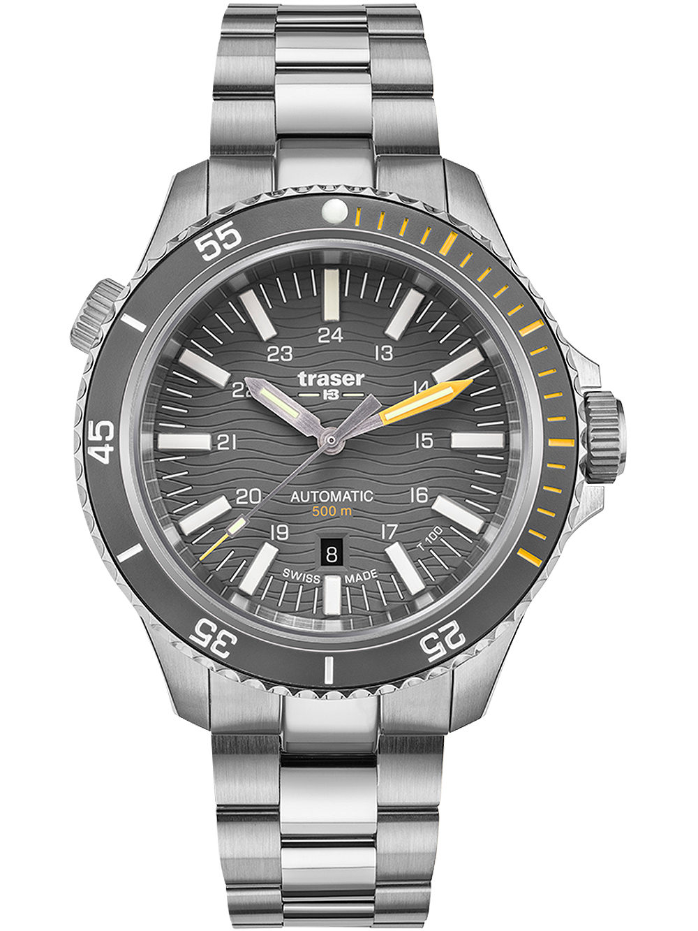 7630027705034 - H3 110329 P67 Diver Automatik T100 Grey Special Set Herrenuhr 46mm 50ATM 7630027705034 - H3 110329 P67 Diver Automatik T100 Grey Special Set Herrenuhr 46mm 50ATM