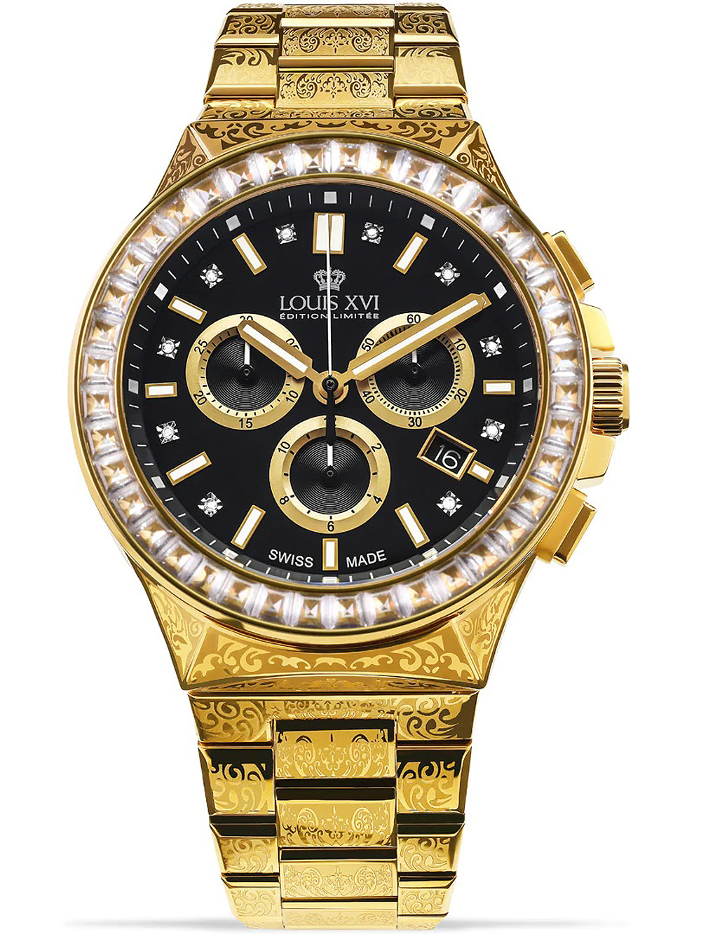 7640172147658 - Louis XVI LXVI1216 Le Monarque Royale Chronograph Herrenuhr 42mm 7640172147658 - Louis XVI LXVI1216 Le Monarque Royale Chronograph Herrenuhr 42mm