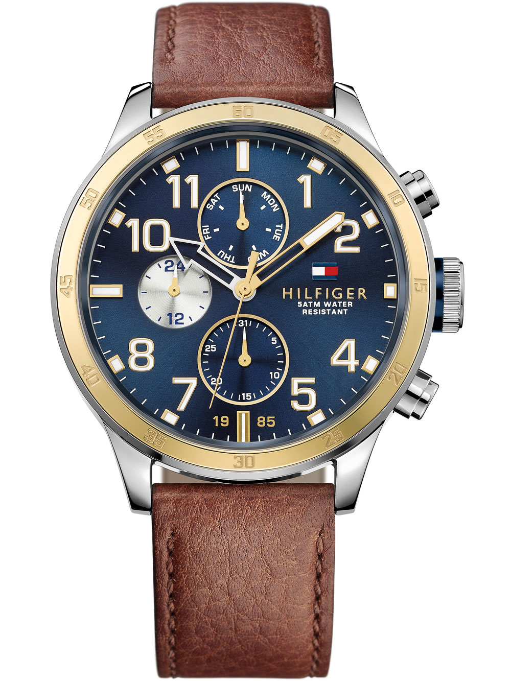 Tommy Hilfiger 1791137 Trent Herren 46 mm 5ATM