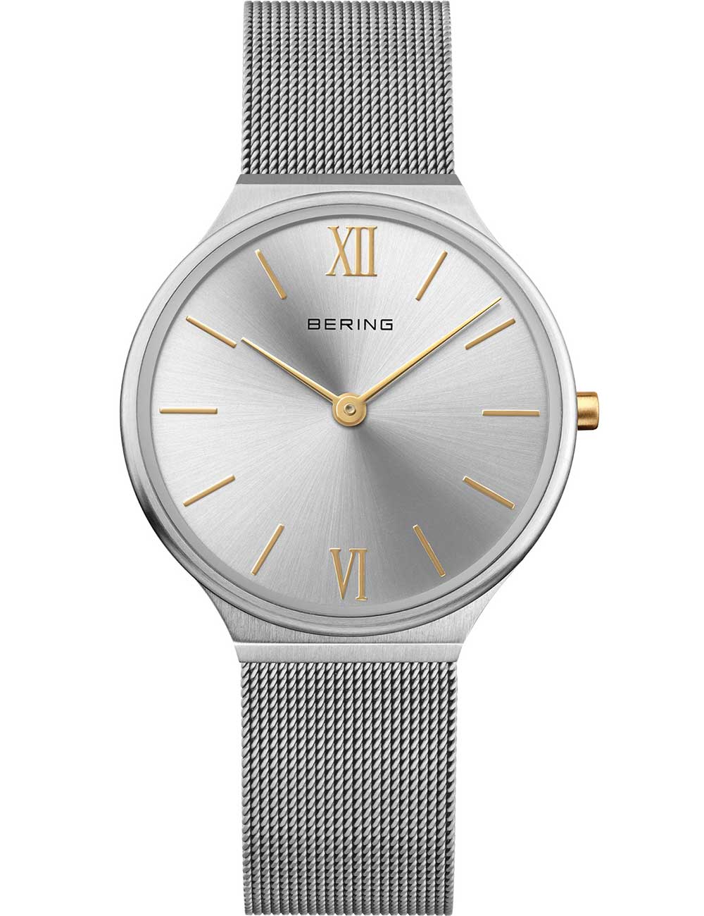 Bering 18434-010 Damenuhr Ultra-Slim 34mm 3ATM