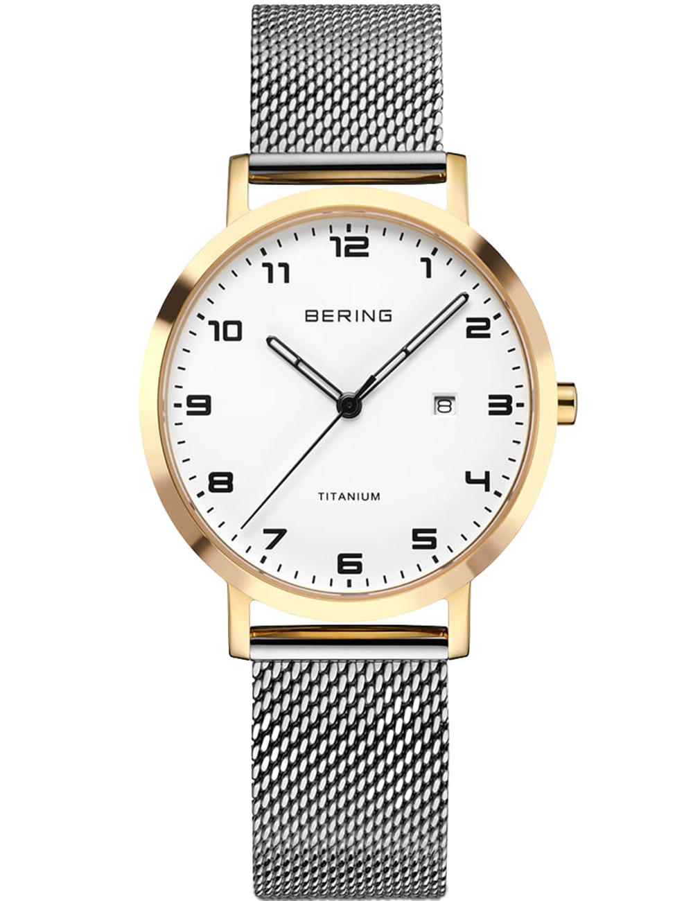 Bering 18634-010 Damenuhr Titanium 34mm 5ATM