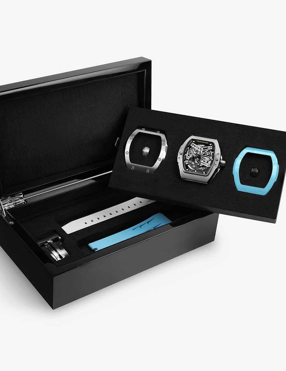 Tsar Bomba TB8218(1+1)C-01LKBU Herrenuhr Atomic Ceramic Edition austauschbare Automatikuhr 45mm 10ATM