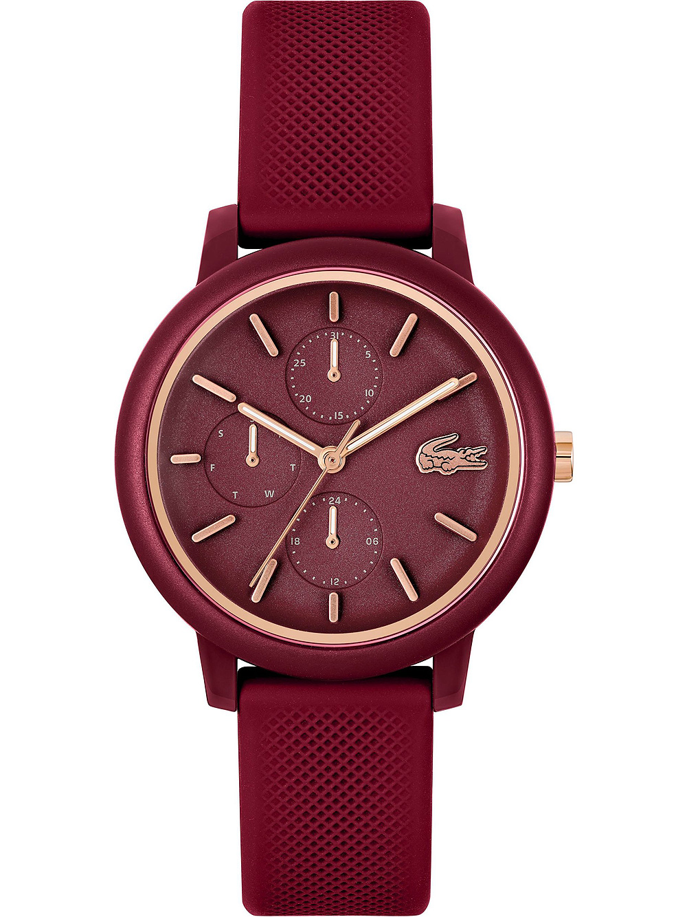 7613272546805 - Multifunktionsuhr LACOSTE LACOSTE1212 2001328 Armbanduhren rot Damen Quarzuhren Quarzuhr Armbanduhr Damenuhr Datum 7613272546805 - Multifunktionsuhr LACOSTE LACOSTE1212 2001328 Armbanduhren rot Damen Quarzuhren Quarzuhr Armbanduhr Damenuhr Datum