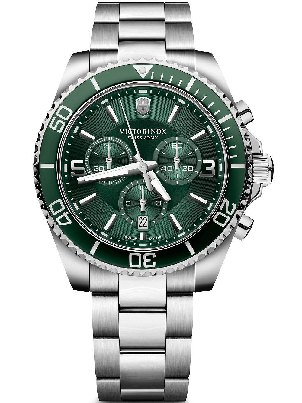 Victorinox 241946 Maverick Chronograph Herrenuhr 44mm 10ATM