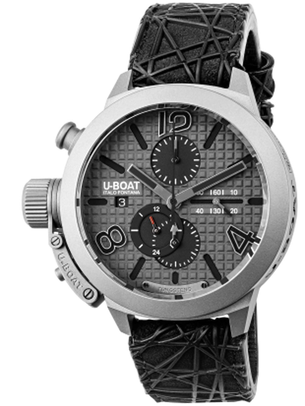 8056000103670 - 3002 Herrenuhr Classico Titanium Grey Automatik Chronograph 45mm 10ATM 8056000103670 - 3002 Herrenuhr Classico Titanium Grey Automatik Chronograph 45mm 10ATM