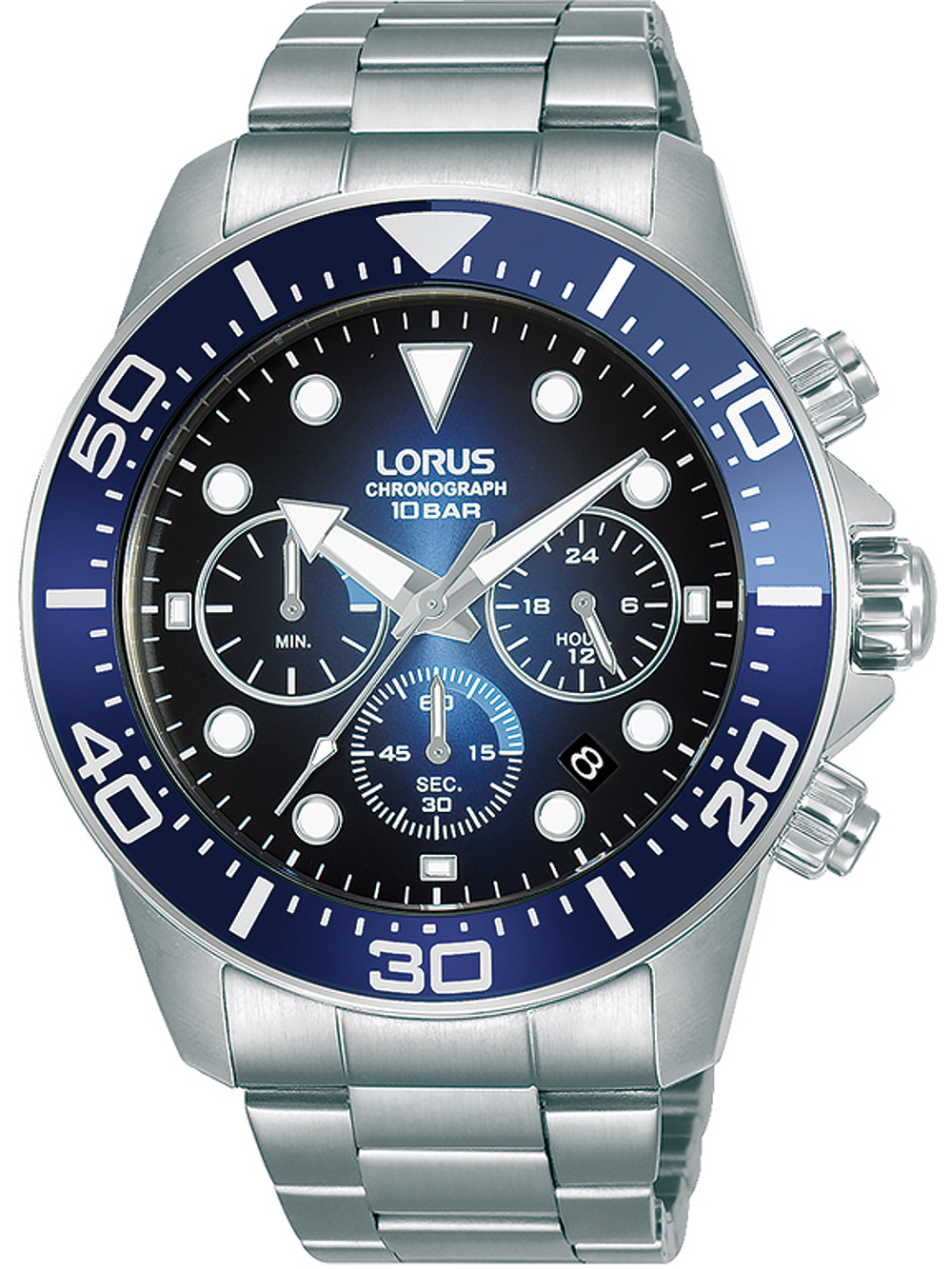 Lorus RT343JX9 Chronograph Herren 43mm 10ATM