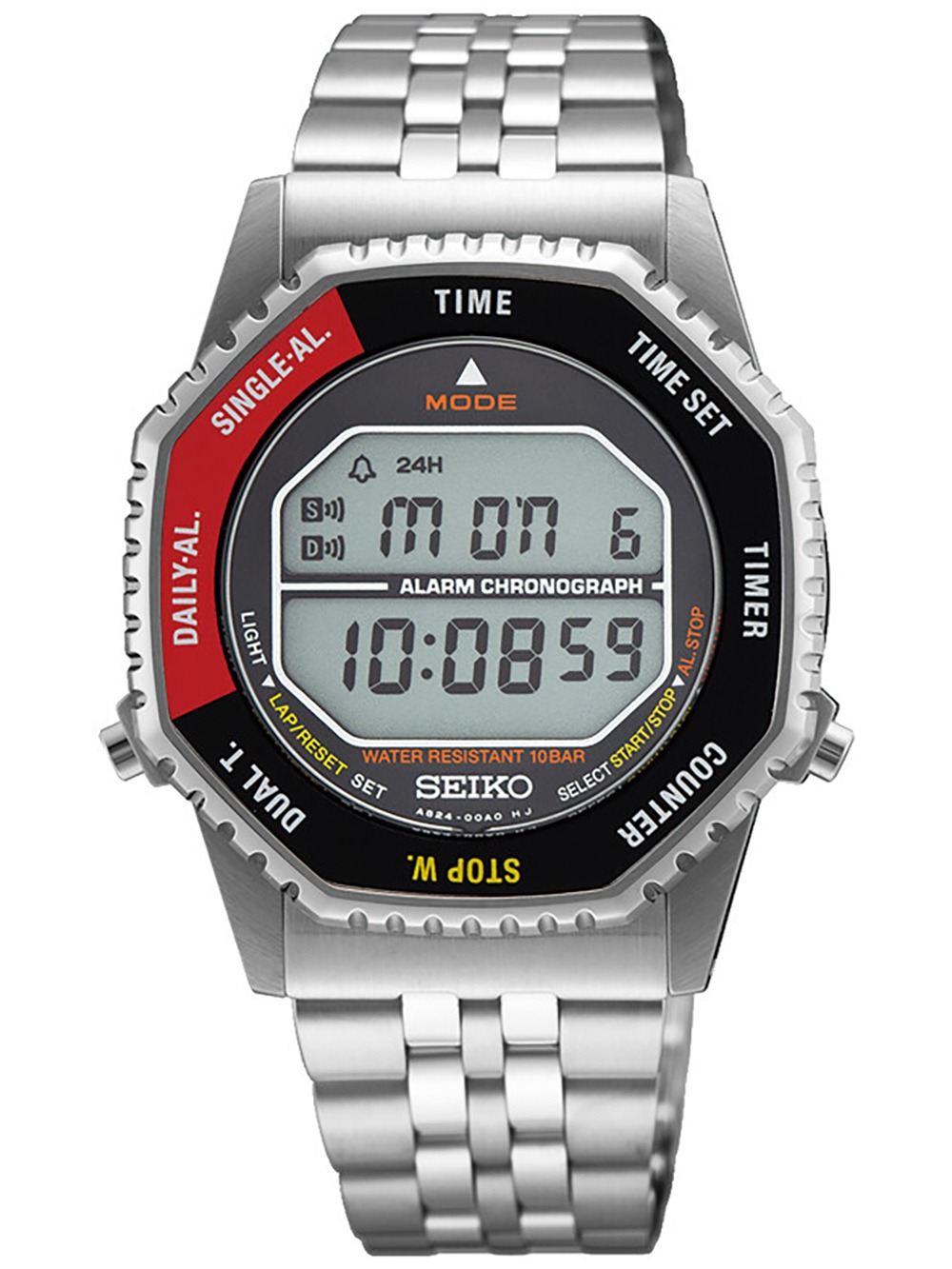 Seiko SMGG19P1 Unisex Conceptual Digital Chronograph Rotocall 37mm 10ATM