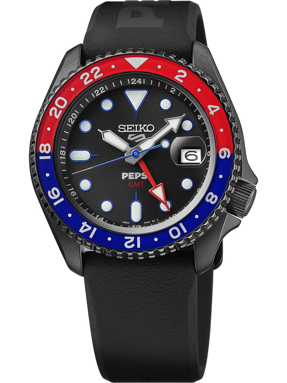 4954628257109 - SSK047K1 Herrenuhr 5 Sports Pepsi Limited Edition 43mm 10ATM 4954628257109 - SSK047K1 Herrenuhr 5 Sports Pepsi Limited Edition 43mm 10ATM
