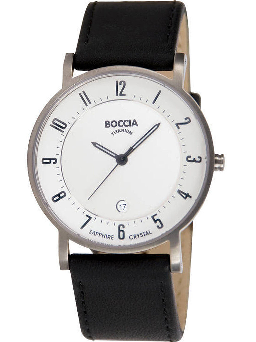 Boccia 3533-03 Herrenuhr Titanium 37mm 5ATM