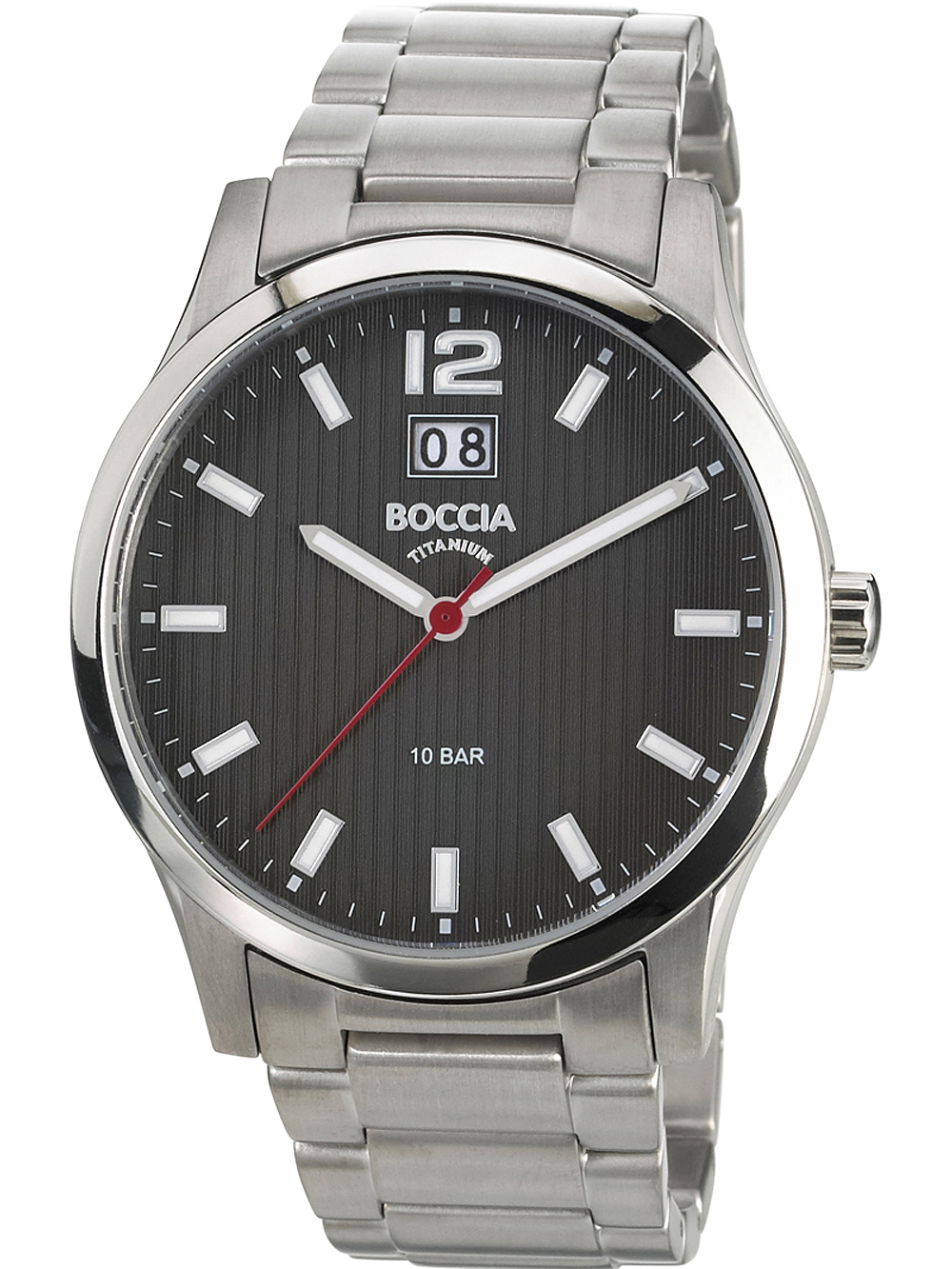 Boccia 3580-02 Herrenuhr Titanium 42mm 10ATM