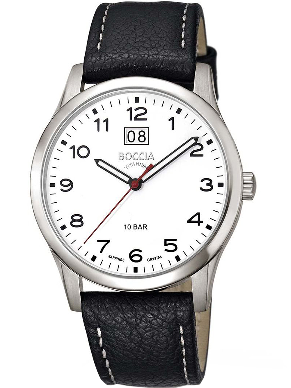 Boccia 3580-05 Herrenuhr Titanium 41mm 10ATM