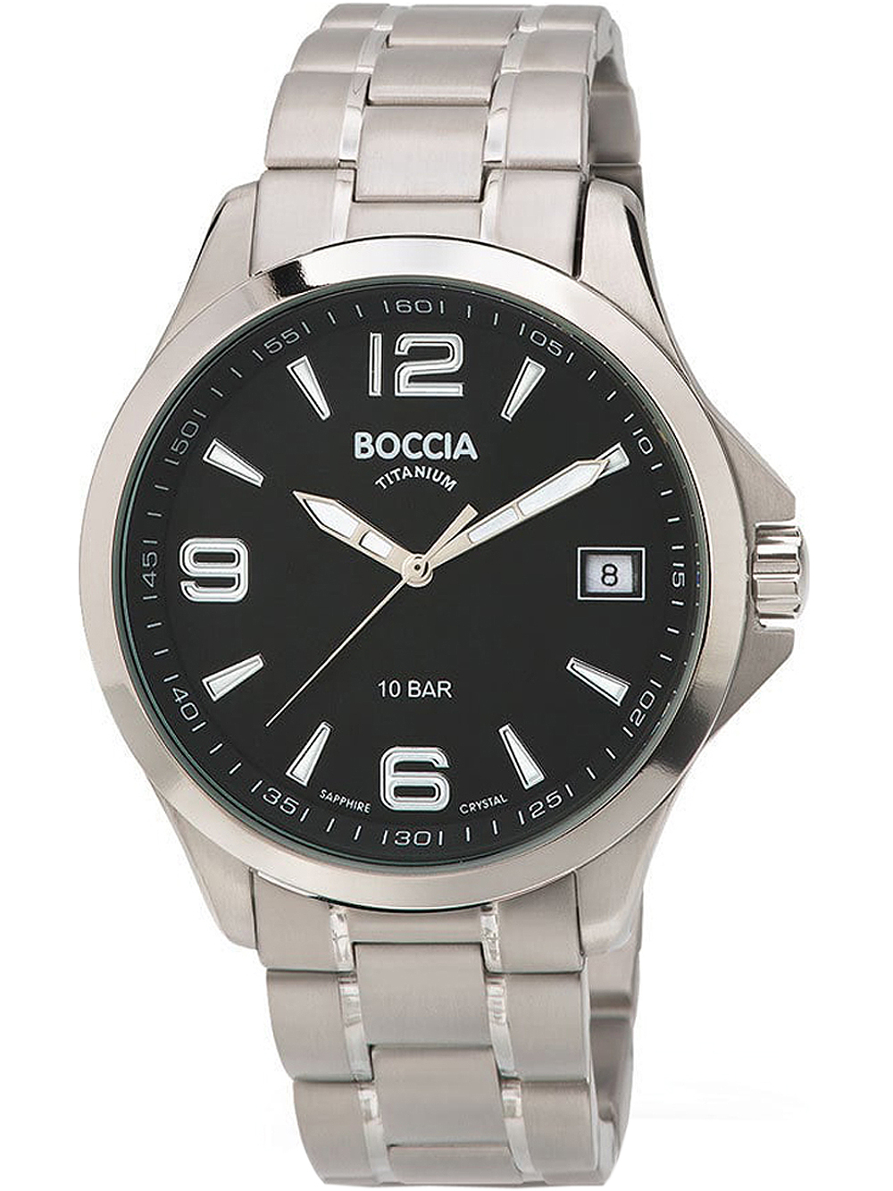 Boccia 3591-02 Herrenuhr Titanium 41mm 10ATM