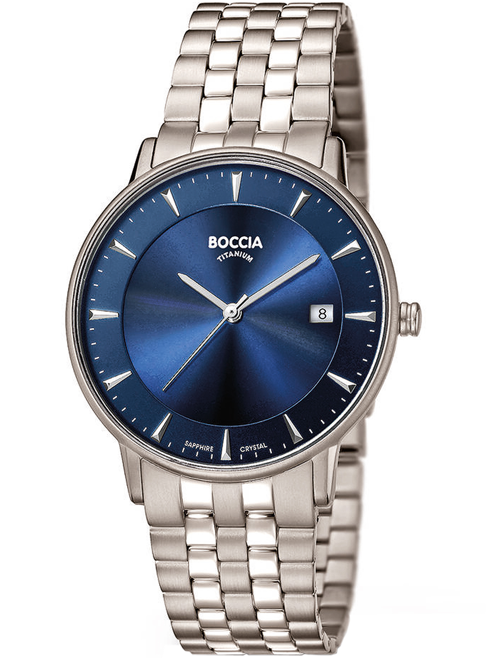 4040066238715 - BOCCIA® Herrenuhr Superslim Titanium 3607-03 silber 4040066238715 - BOCCIA® Herrenuhr Superslim Titanium 3607-03 silber