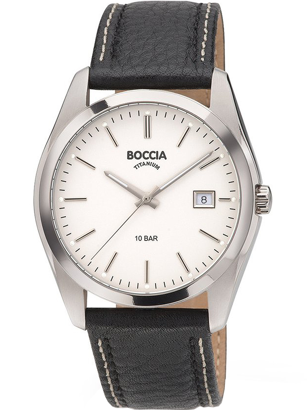 Boccia 3608-01 Herrenuhr Titanium 41mm 10ATM