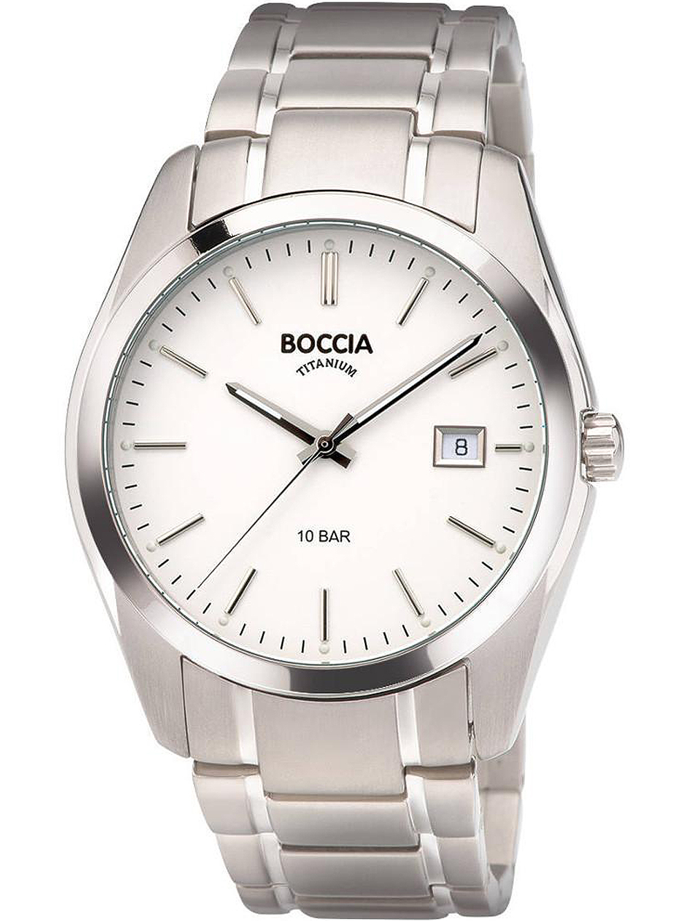 Boccia 3608-03 Herrenuhr Titanium 41mm 10ATM