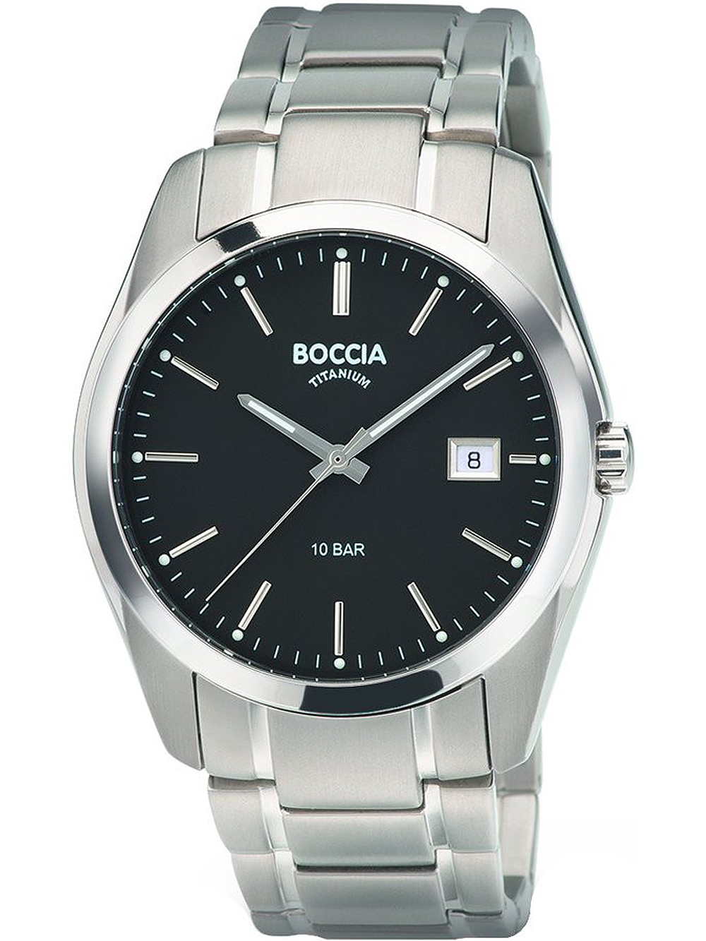 Boccia 3608-04 Herrenuhr Titanium 41mm 10ATM