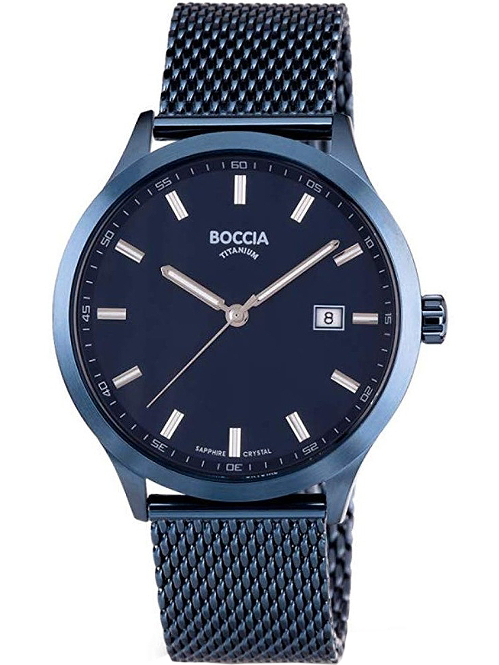 Boccia 3614-05 Herrenuhr Titanium 41mm 5ATM