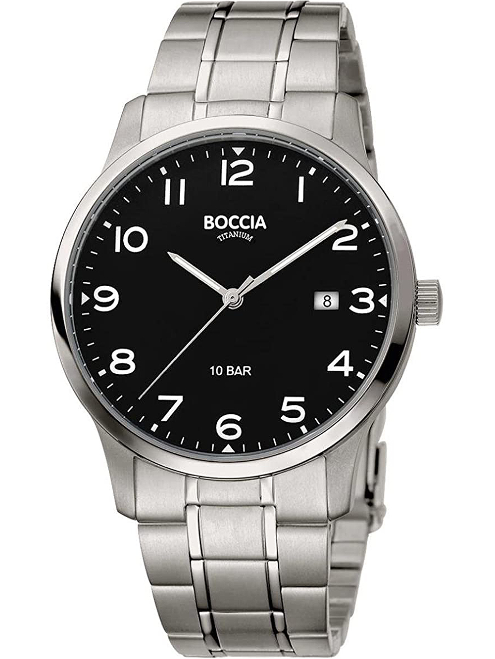 Boccia 3621-01 Herrenuhr Titanium 40mm 10ATM