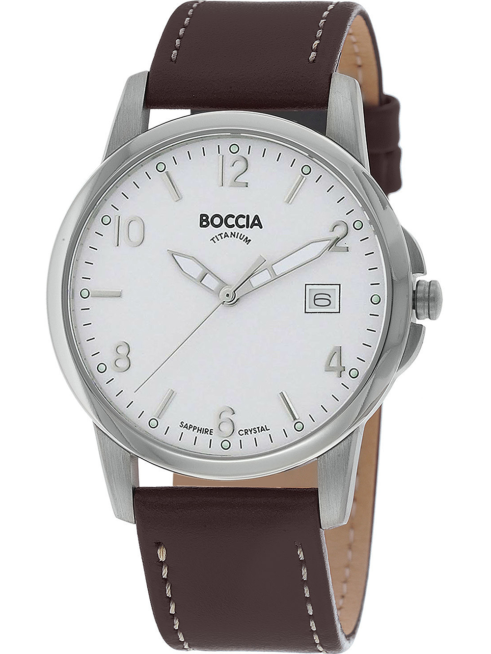 Boccia 3625-01 Herrenuhr Titanium 36mm 5ATM