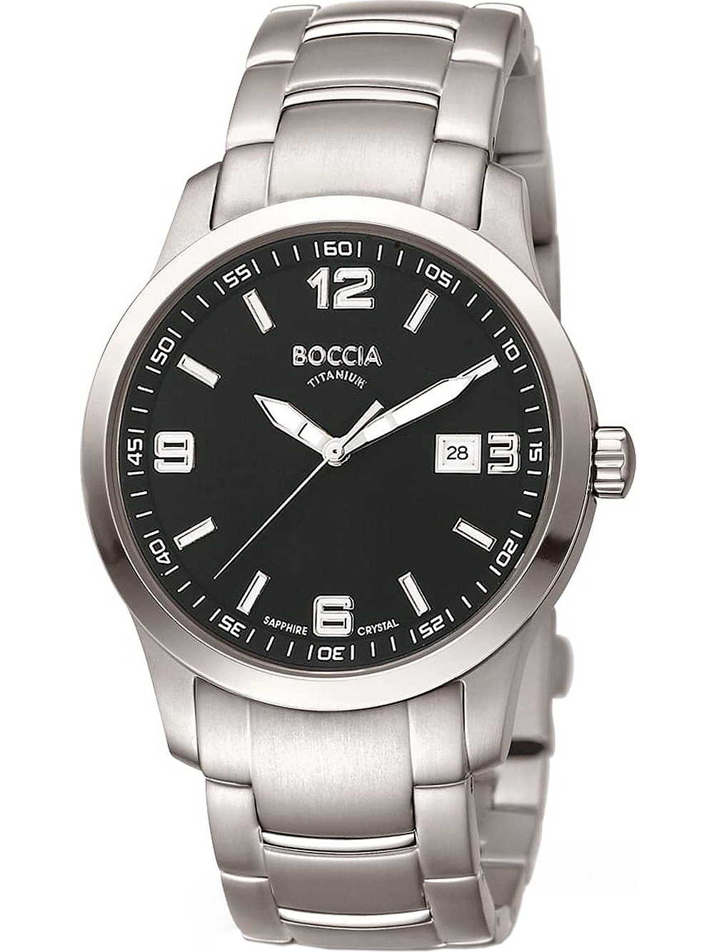 Boccia 3626-03 Herrenuhr Titanium 38mm 10ATM