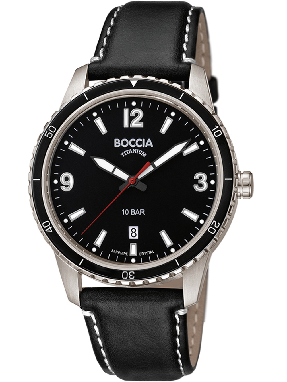 Boccia 3635-01 Herrenuhr Titanium 42mm 10ATM