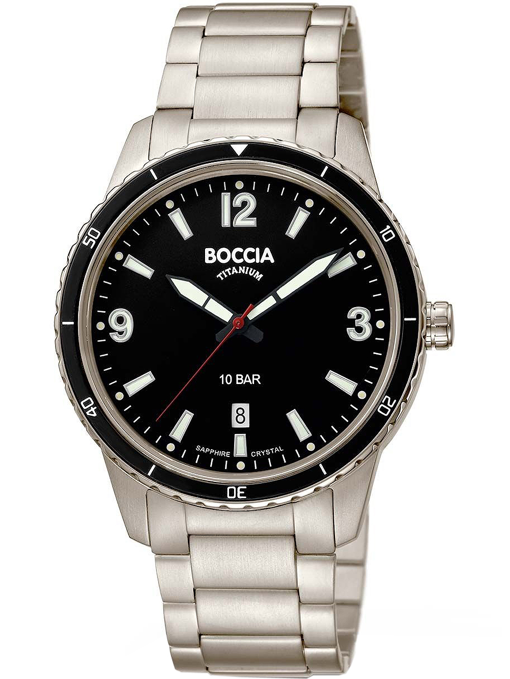 Boccia 3635-03 Herrenuhr Titanium 42mm 10ATM