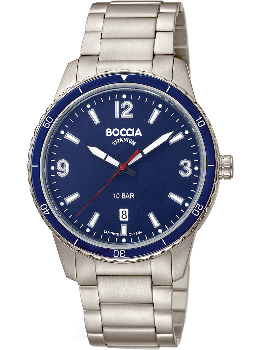 Boccia 3635-04 Herrenuhr Titanium 42mm 10ATM