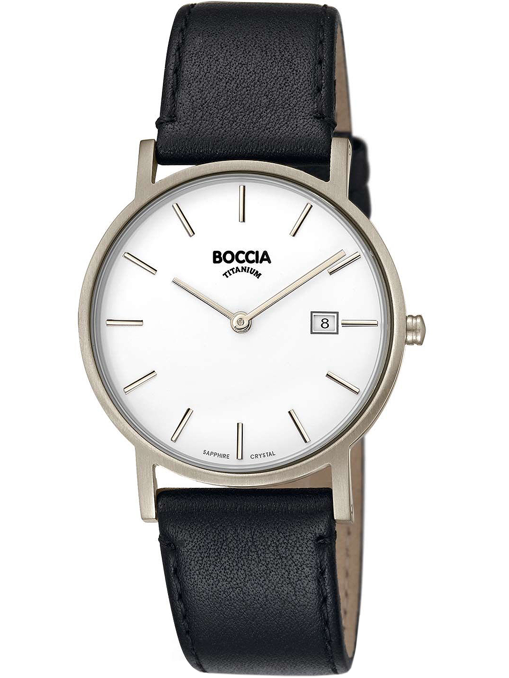 Boccia 3637-02 Herrenuhr Titanium 37mm 5ATM