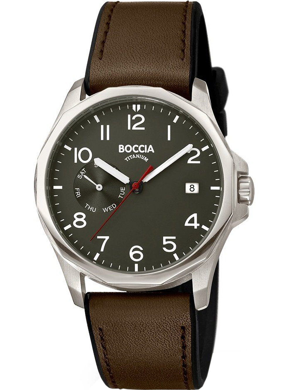 Boccia 3644-01 Herrenuhr Titanium 40mm 10ATM